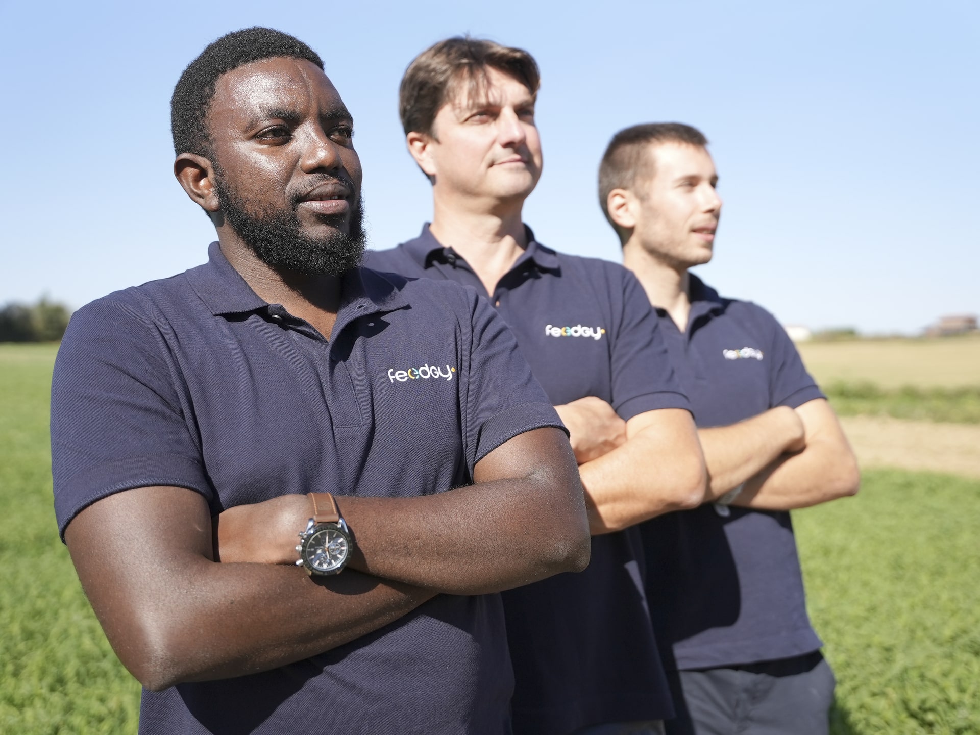 Trois Membres équipe Feedgy